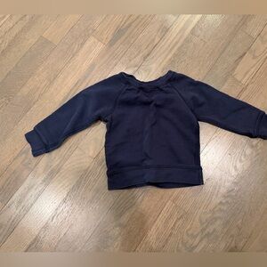 Hannah Andersson Classic Navy Crewneck Sweatshirt Size 2T